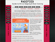 Tablet Screenshot of clone.radified.com